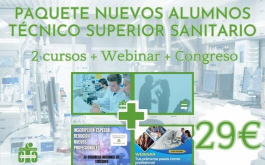 Paquete Nuevos Alumnos Técnico Superior Sanitario