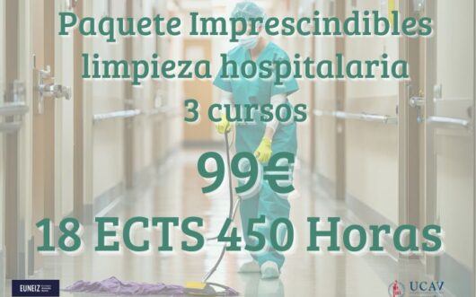 Paquete “Imprescindibles limpieza hospitalaria"