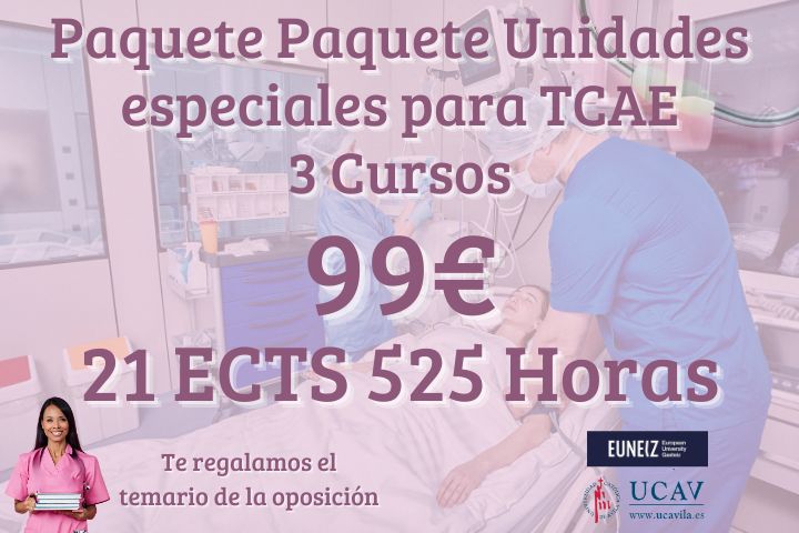 Paquete Unidades especiales para TCAE