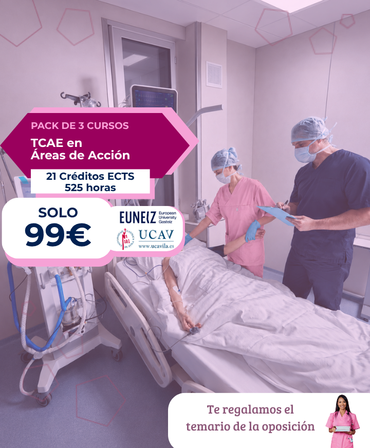 Pack TCAE en Áreas de Acción