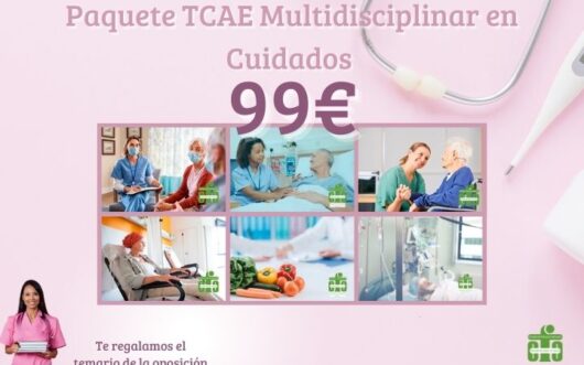 Paquete TCAE Multidisciplinar en Cuidados