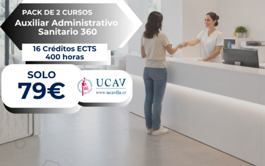 Pack Auxiliar Administrativo Sanitario 360